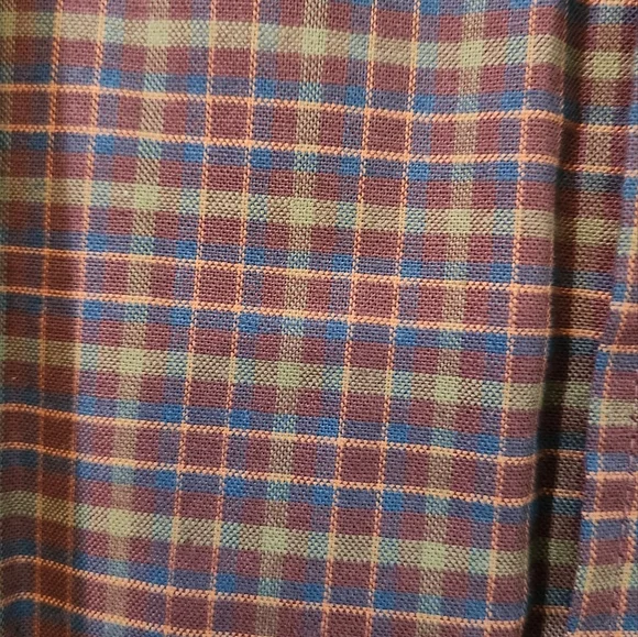 Men's Ben Sherman Navy Blazer Plaid Long Sleeve Button Down Shirt, Size L - Picture 8 of 15